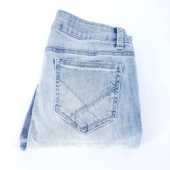 GB Light Wash Cropped Skinny Jean Raw Hem Women's Size 5 Boho Western BP170101 - Picture 1 of 10